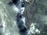 Vista por sat�lite de las cataratas del Iguaz�
