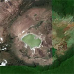 Vistas v&iacute;a sat&eacute;lite de Tanzania