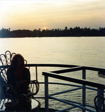 Puesta de sol en el Nilo (foto: PACO LOZANO)