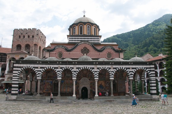 Monasterio de Rila. Imágenes por satélite
