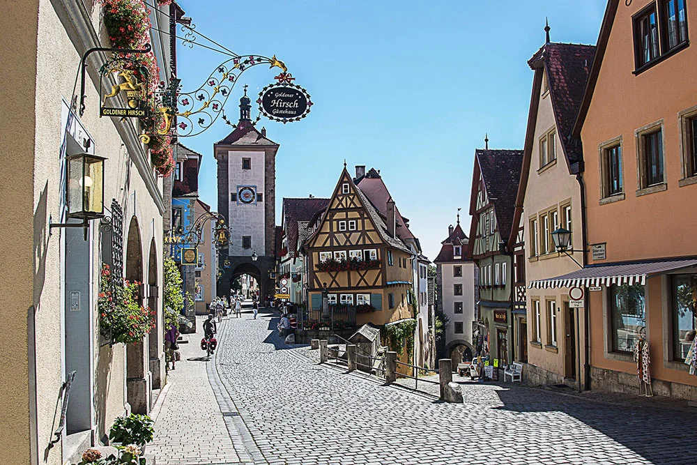 Rothenburg ob der Tauber. Imágenes por satélite