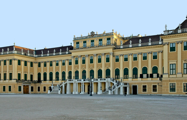 Palacio Schönbrunn. Imágenes por satélite