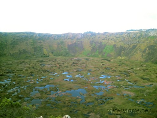 Rano Kau. Imágenes por satélite