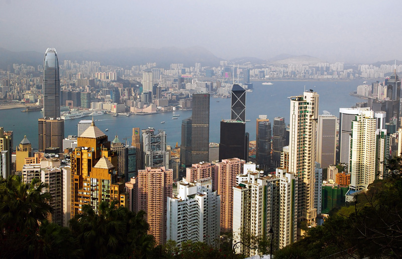 Hong Kong. Imágenes por satélite