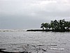 Donde el canal desemboca en el Caribe.
Tortuguero.