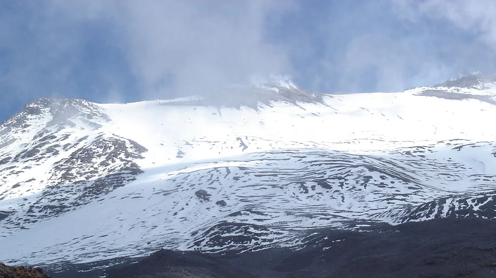 Volcán Sangay. Imágenes por satélite