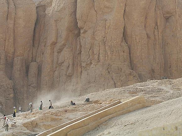 Vista Satelital Del Valle De Los Reyes Imagenes De Egipto