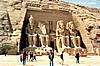 Abu Simbel.
Gran templo hipogeo.