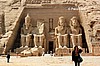 Abu Simbel.
Gran templo hipogeo.