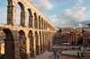 Segovia: el acueducto romano y la plaza del Azoguejo