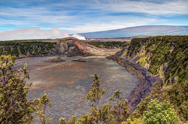Parque Nacional de los Volcanes de Hawai. Imágenes por satélite