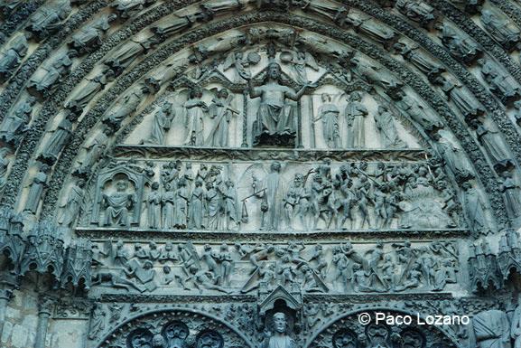 catedral de Bourges. Imágenes por satélite