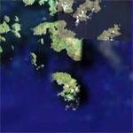 Mapa satelital del cabo de Hornos