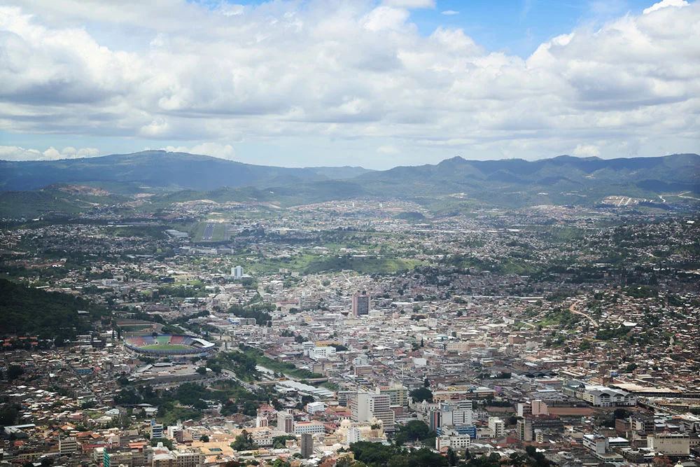 Tegucigalpa. Imágenes por satélite