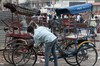 Ricksaws en Delhi