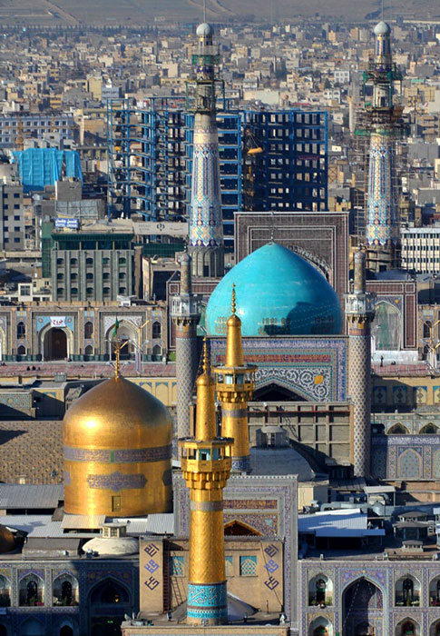 Irán, Mashhad. Imágenes por satélite