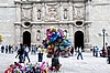 Oaxaca: frente a la catedral