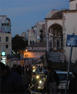 Monastiraki al caer la tarde