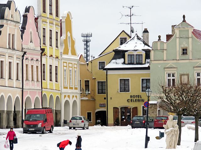 Telč. Imágenes por satélite