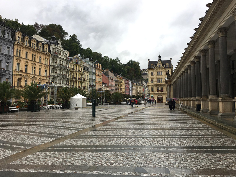 Karlovy Vary. Imágenes por satélite
