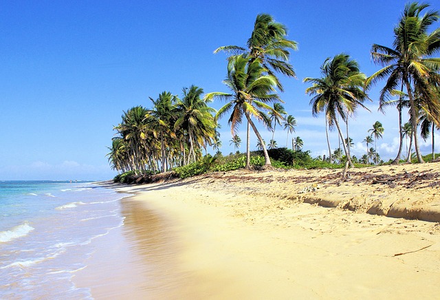 Punta Cana, Playa Bávaro. Imágenes por satélite