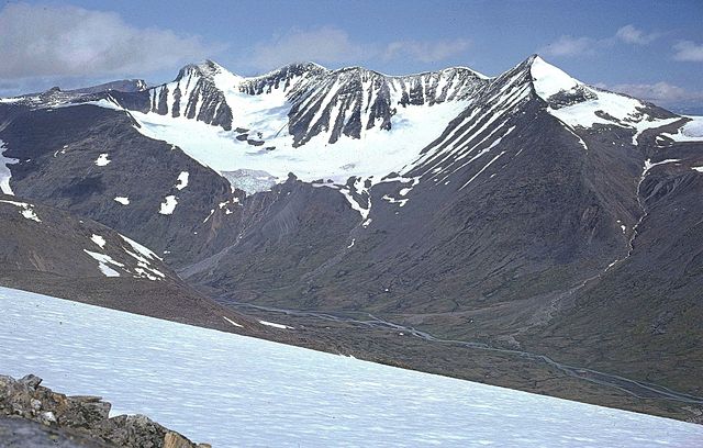 Laponia, Parque Nacional de Sarek. Imágenes por satélite