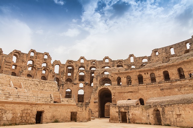 El Djem. Imágenes por satélite